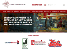 Tablet Screenshot of energyequipco.com